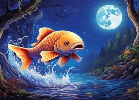 小鲤鱼历险记睡前故事，书小天地大800字作文