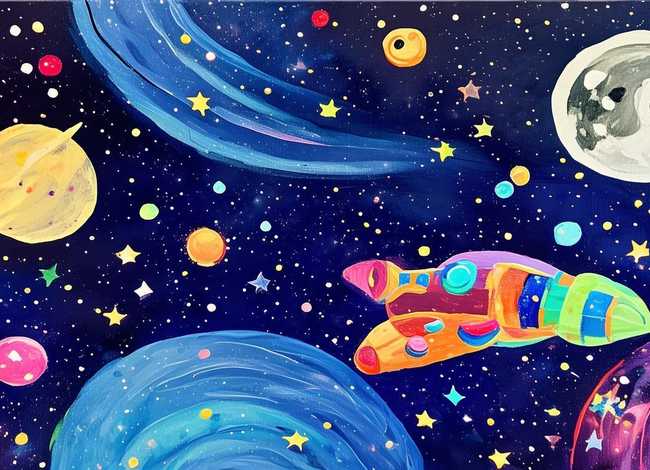 儿童绘画太空世界,太空科技画怎么画一等奖 儿童绘画太空世界,太空科技画怎么画一等奖