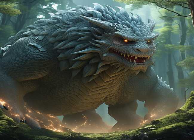 儿童年兽的传说故事；年兽是谁的儿子