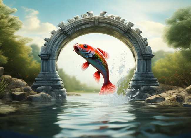 小鲤鱼故事简介（小鲤鱼跳龙门的故事讲了一个什么故事）