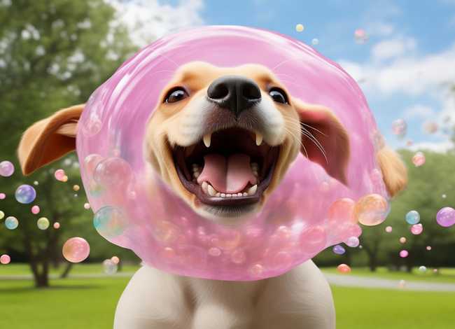 小狗种泡泡糖的故事 - 小狗吃泡泡糖会怎么样 小狗种泡泡糖的故事 - 小狗吃泡泡糖会怎么样