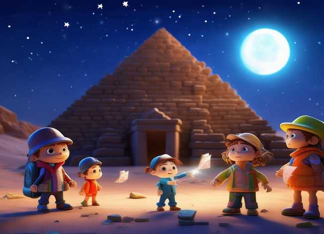 金字塔的幼儿绘本故事 适合3年级孩子的探险类绘本《白狼星探险队》