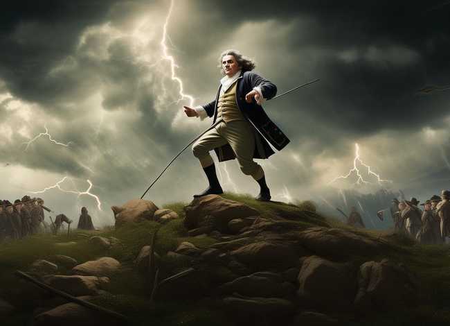 关于雷电的小故事 名人故事-富兰克林发明避雷针