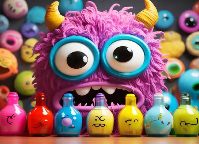 瓶子 绘本；手工——绘本制作《情绪小怪兽》