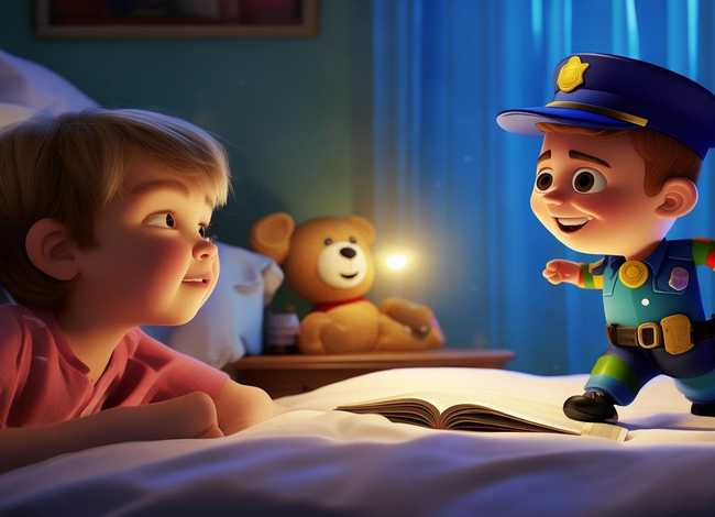 警察抓小偷幼儿故事（5岁幼儿睡前童话故事）