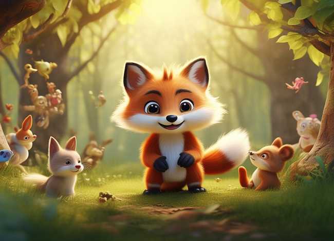 狐狸的故事幼儿 - 小狐狸找朋友幼儿故事