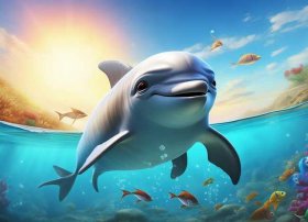 少儿故事3-6岁海豚 小海豚脱险的故事