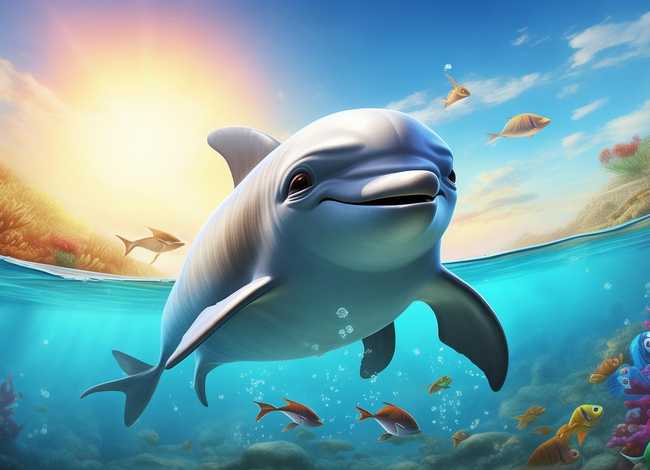 少儿故事3-6岁海豚 小海豚脱险的故事
