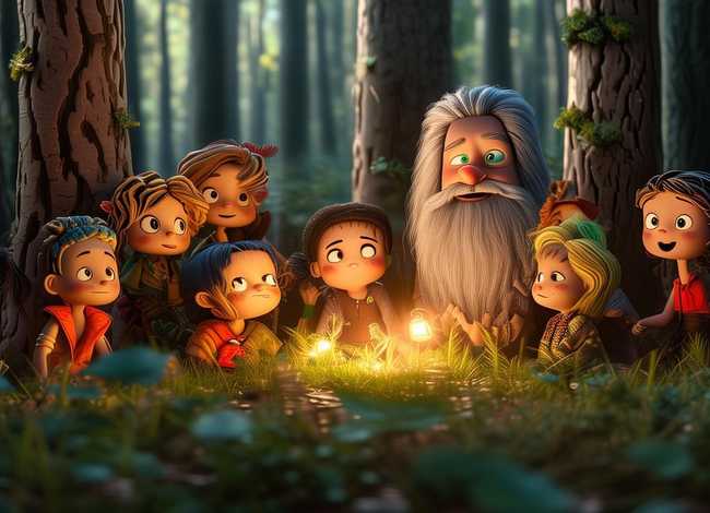 森林儿童故事视频，儿童故事