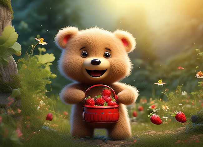 小熊的水果故事内容;小熊买草莓的故事 小熊的水果故事内容;小熊买草莓的故事