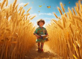 少儿漫画故事 走进童书的金麦田-