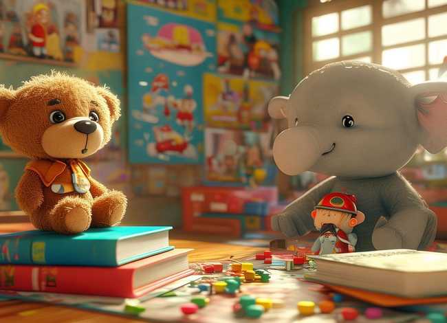 儿童救援故事大全、小熊哆啦讲故事小象消防员有这么多故事