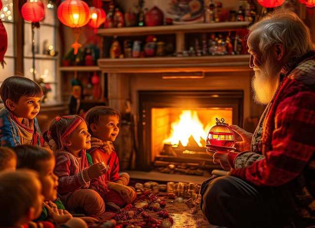 过年的故事儿童简短；儿童小故事过年