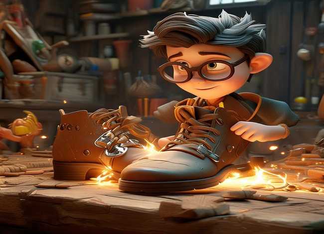 鞋匠与小矮人故事 会飞的鞋子作文