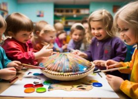 果壳讲故事的音乐 - 幼儿园美术教案