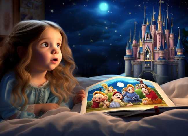 白雪的故事睡前故事；睡前故事《白雪公主和七个小矮人》#童话故事