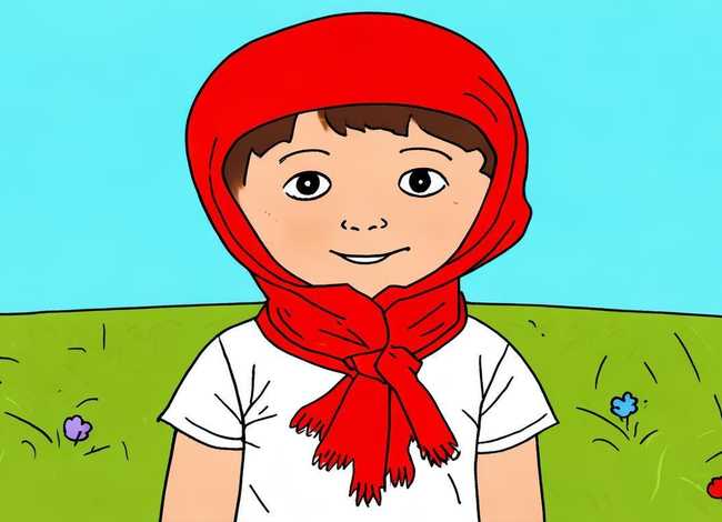 儿童领带画(红领巾简笔画) 儿童领带画(红领巾简笔画)