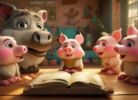 儿童小猪故事大全整理、三只小猪的故事 儿童睡前故事 经典童话故事