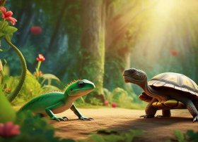 儿童讲故事小壁虎借尾巴故事视频 小壁虎借尾巴的故事