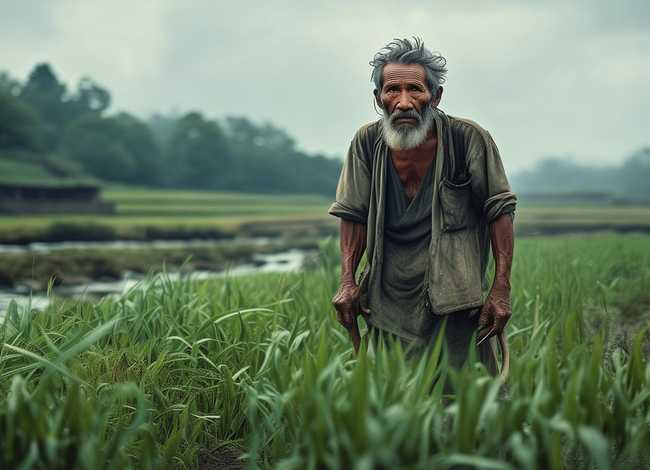 故事悯农配图、古诗悯农一图片怎么画