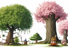 柳树的故事儿歌、仿照几种树写几句儿歌