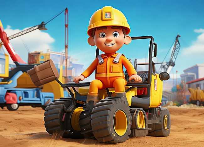 挖土机儿童大全集动画片（巴布工程师剧情介绍）