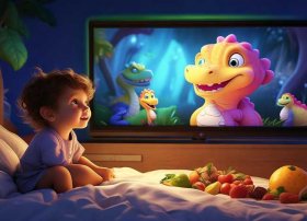 儿童睡前故事视频免费观看 小宝贝睡前童话故事《三个恐龙好朋友》-我不挑食