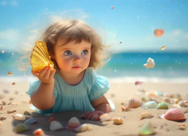 金色的海螺儿童故事 - 金色的海螺儿童诗