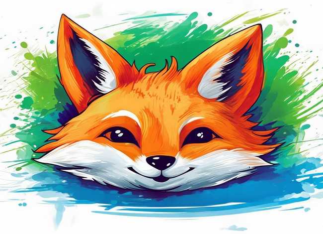 六岁儿童简笔画大全图片；幼儿漂亮儿童画大全趣味简笔画狐狸头