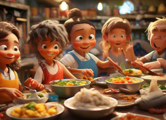 关于主食的儿歌（爱劳动顺口溜）