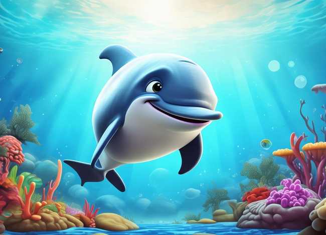 海豚儿童故事；小海豚历险记童话故事