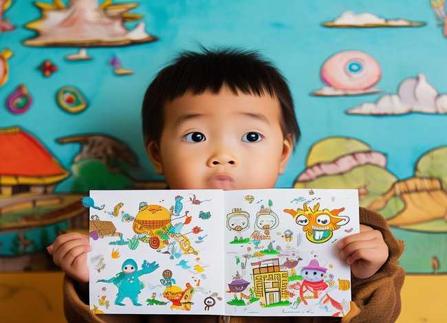 儿童自制故事书范例，制作成语故事读书卡