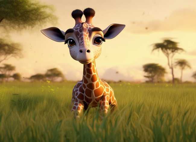 动物园故事大全儿童0-3岁 - 儿童睡前故事大全 长颈鹿找朋友