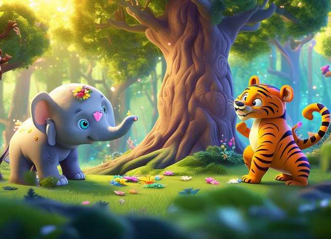 六一儿童节表演童话故事完整版 - 关于大象老虎猴子的童话故事 六一儿童节表演童话故事完整版 - 关于大象老虎猴子的童话故事
