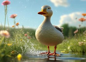 动物励志故事 动物励志故事-一条腿的鸭子