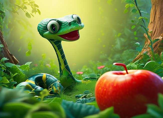 饿的小蛇的故事，读绘本系列01 好饿好饿的小蛇