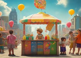 儿童摆摊创业故事；《银行家》电影图解放开的去想