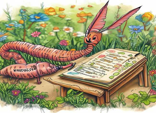 蚯蚓科普知识儿童、蚯蚓的日记