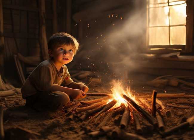 儿童睡前神话故事;每日儿童睡前故事-钻木取火 儿童睡前神话故事;每日儿童睡前故事-钻木取火