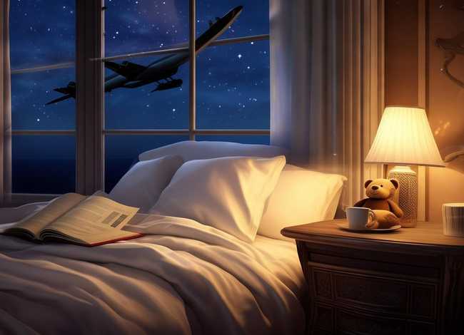 飞机的故事睡前故事（超短哄男朋友睡前小故事）