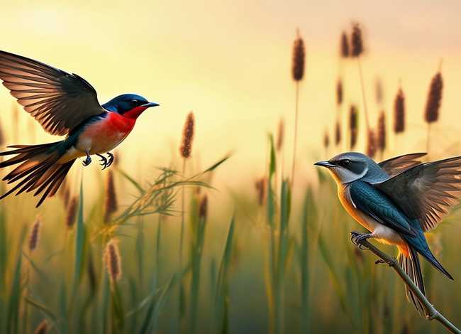 燕子学搭窝的故事，燕子喜鹊学搭窝的故事