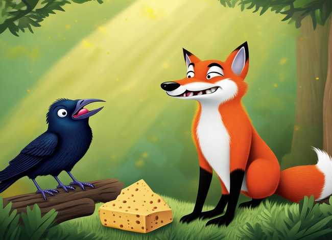 儿童故事狐狸和乌鸦(乌鸦和狐狸这篇故事中狐狸和乌鸦之间发生了什么事) 儿童故事狐狸和乌鸦(乌鸦和狐狸这篇故事中狐狸和乌鸦之间发生了什么事)