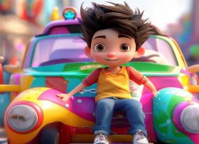 出租车儿童动画片 - 韩烨洲人物介绍