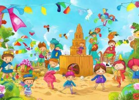 儿童图片大全图片，六一儿童节绘画图片大全好看