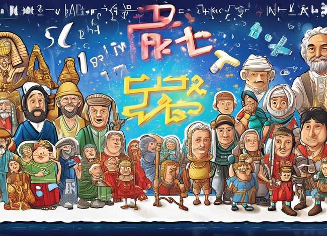 数学故事漫画配图 六十年来的数学发展史 图片 漫画