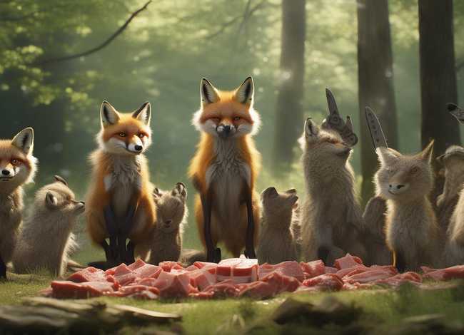 狐狸分肉的故事感想 - “狐狸分肉“