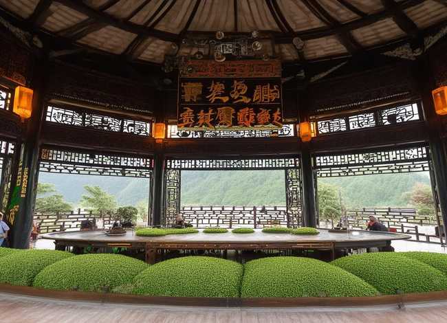 五指山茶故事农庄大厅（长鹿农庄有什么好玩的）