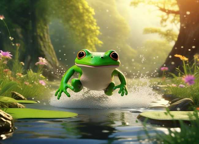 勇敢的小青蛙儿童故事 三分钟简短童话小故事精选