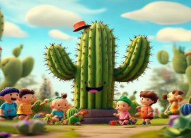 仙人掌的小故事幼儿园、仙人掌的儿童故事