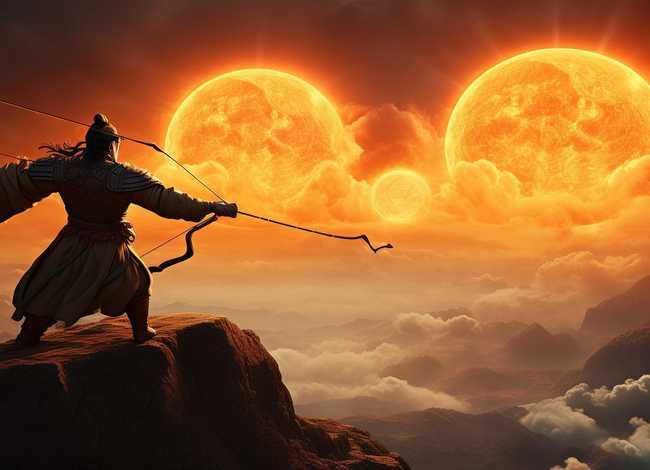 后羿射日的故事动画（后羿射日的神话故事）